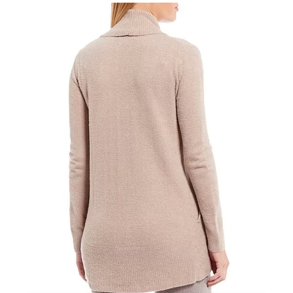 Barefoot Dreams CozyChic Lite Circle Lounge Cardigan Taupe Size Medium - Picture 2 of 11